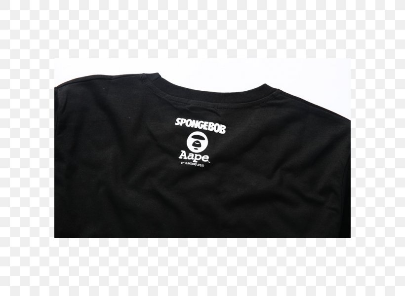 T-shirt A Bathing Ape Hoodie Streetwear Sleeve, PNG, 600x600px, Tshirt, Bathing Ape, Black, Brand, Casual Attire Download Free