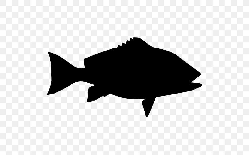 Northern Red Snapper Clip Art, PNG, 512x512px, Snapper, Black, Black And White, Fauna, Fin Download Free