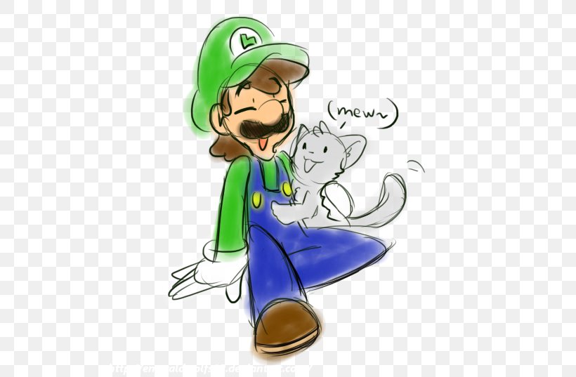 Luigi Cat Mario Art Drawing, PNG, 537x537px, Luigi, Animal, Art, Cartoon, Cat Download Free