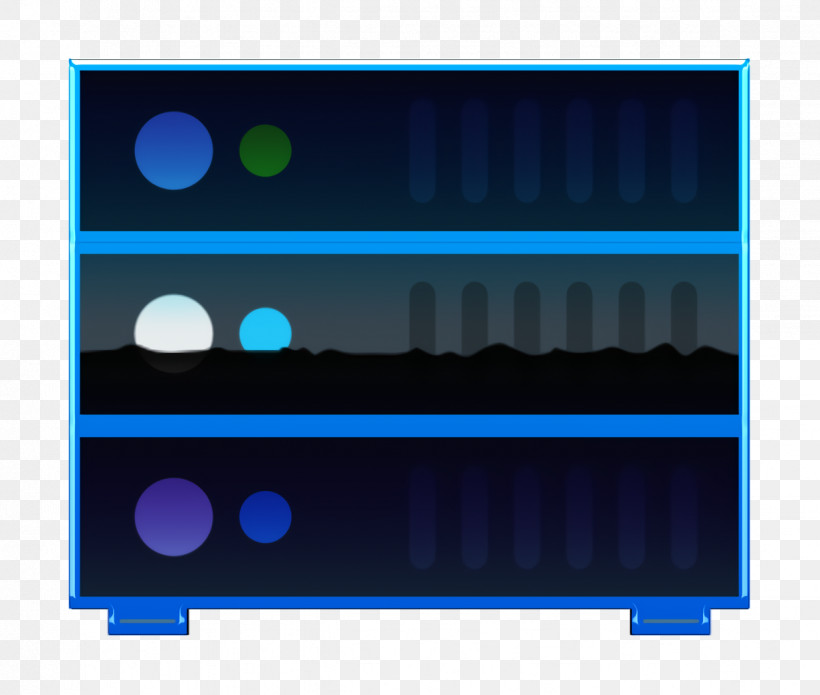 Server Icon Technology Elements Icon, PNG, 1234x1046px, Server Icon, Blue, Electric Blue, Rectangle, Technology Download Free