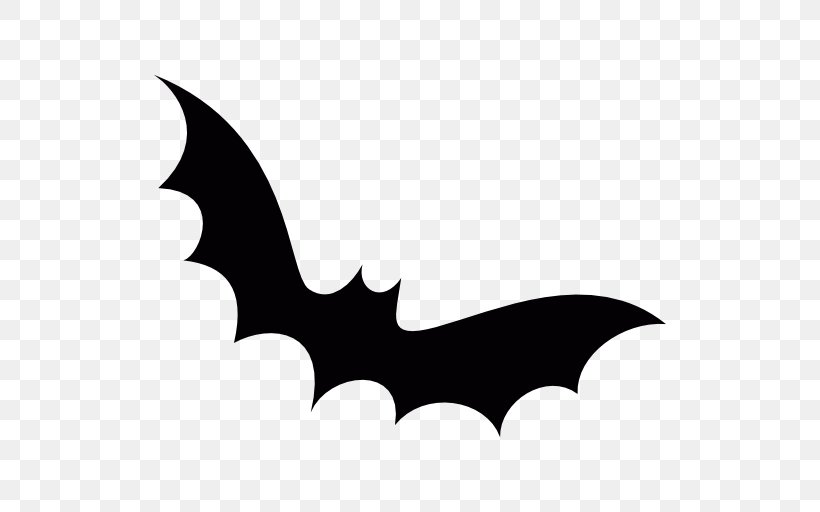 Bat Vector Graphics Silhouette Clip Art Image, PNG, 512x512px, Bat, Black, Black And White, Drawing, Halloween Bats Download Free