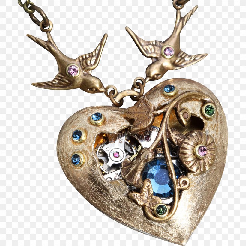 Jewellery Charms & Pendants Necklace Steampunk Locket, PNG, 1458x1458px, Jewellery, Antler, Chain, Charms Pendants, Deer Download Free