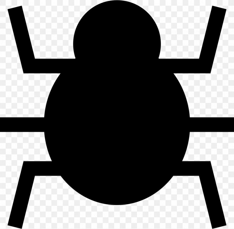 Software Bug Computer Font, PNG, 980x958px, Software Bug, Artwork, Black, Black And White, Button Download Free