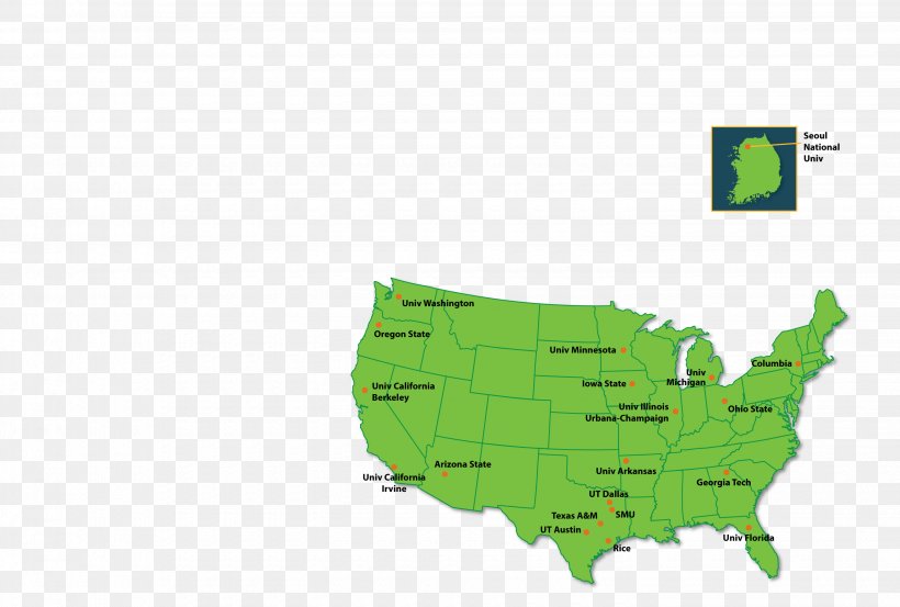 United States Of America Vector Graphics U.S. State Clip Art Image, PNG, 2880x1944px, United States Of America, Blank Map, Green, Map, Royaltyfree Download Free