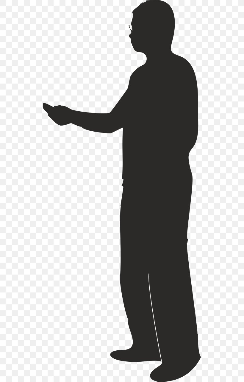 Vector Graphics Silhouette Clip Art Image Man, PNG, 640x1280px, Silhouette, Drawing, Female, Gesture, Male Download Free