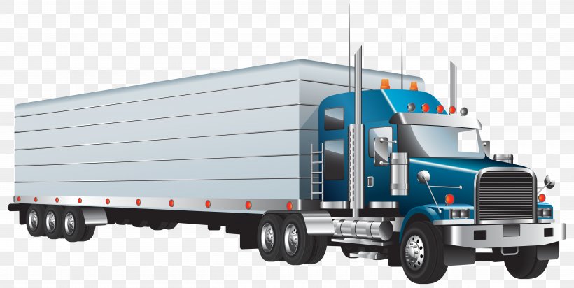 Car Semi-trailer Truck Clip Art, PNG, 5000x2518px, Car, Automotive Exterior, Brand, Campervans, Caravan Download Free