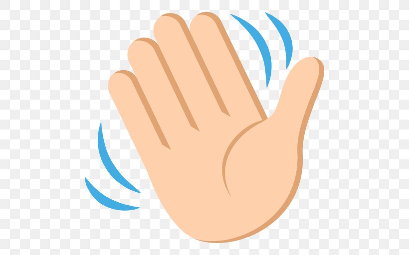 Hand-waving Wave Emoji Clip Art, PNG, 512x512px, Handwaving, Arm, Clay, Emoji, Finger Download Free