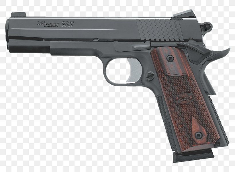 SIG Sauer 1911 .45 ACP Firearm Pistol, PNG, 800x600px, 45 Acp, Sig Sauer 1911, Air Gun, Airsoft, Airsoft Gun Download Free