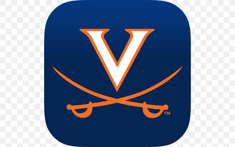 University Of Virginia Virginia Cavaliers Football Clip Art Logo Brand, PNG, 512x512px, University Of Virginia, Brand, Bsi, Electric Blue, Flag Download Free