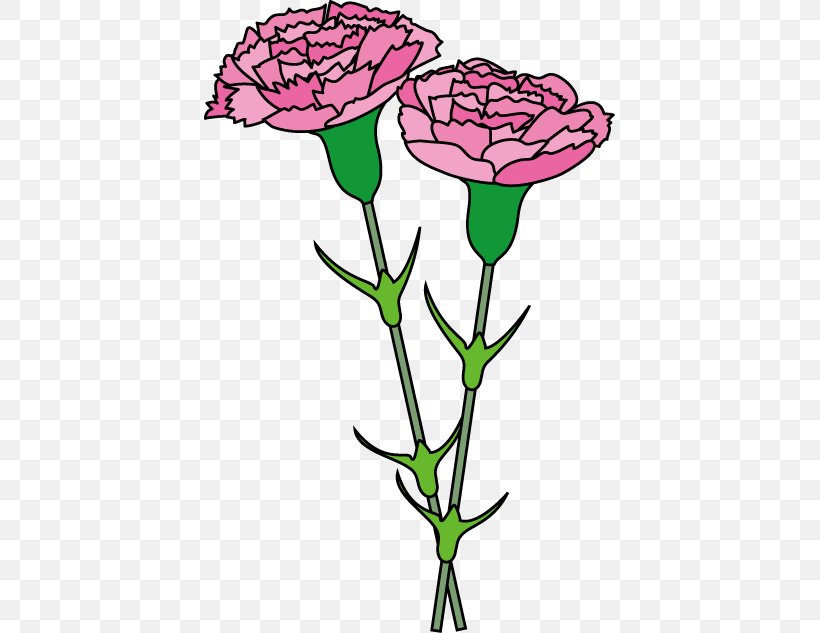Carnation Free Content Royalty-free Clip Art, PNG, 411x633px, Carnation, Artwork, Cut Flowers, Drawing, Flora Download Free