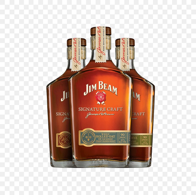 Liqueur Jim Beam Signature Craft 12 Year Old Bourbon Whiskey Alcoholic Drink, PNG, 591x817px, Liqueur, Alcohol, Alcoholic Beverage, Alcoholic Drink, Bourbon Whiskey Download Free
