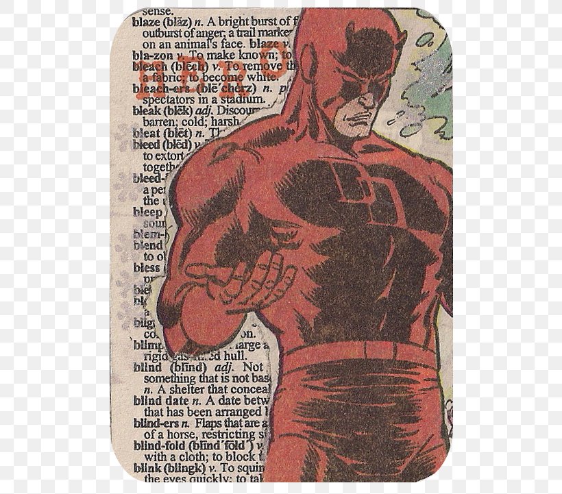 Comics Comic Book Daredevil Hero, PNG, 529x721px, Watercolor, Cartoon, Flower, Frame, Heart Download Free