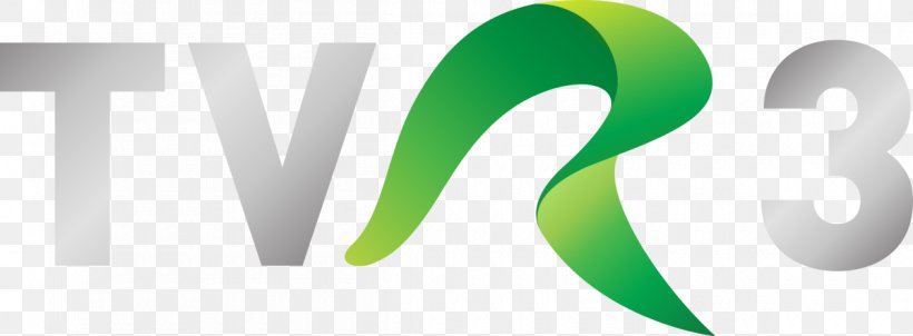 Logo Romanian Television TVR3, PNG, 1200x443px, Logo, Brand, Green, Romania, Romanian Television Download Free