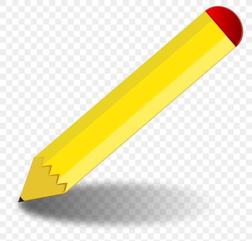 Pencil Cartoon, PNG, 800x785px, Yellow, Office Supplies, Pencil Download Free