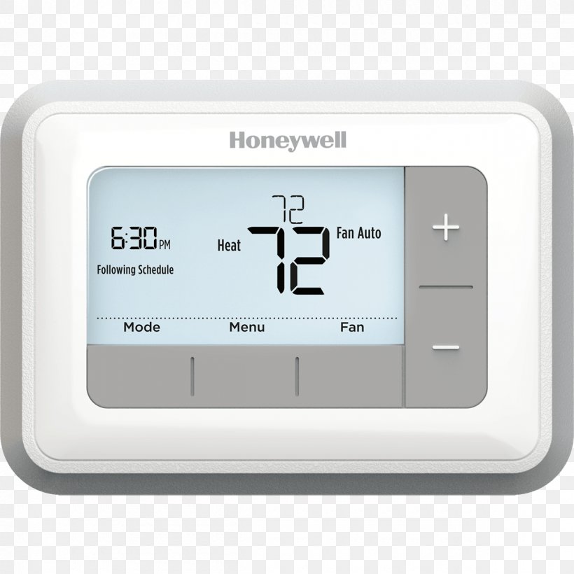 Programmable Thermostat Honeywell RTH7560E1001 Smart Thermostat Central Heating, PNG, 1200x1200px, Programmable Thermostat, Air Conditioning, Central Heating, Electronics, Hardware Download Free