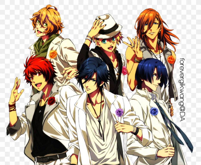 Uta No Prince-sama ST☆RISH マジLOVE1000% Maji Love Legend Star Kuroko's Basketball, PNG, 985x810px, Watercolor, Cartoon, Flower, Frame, Heart Download Free