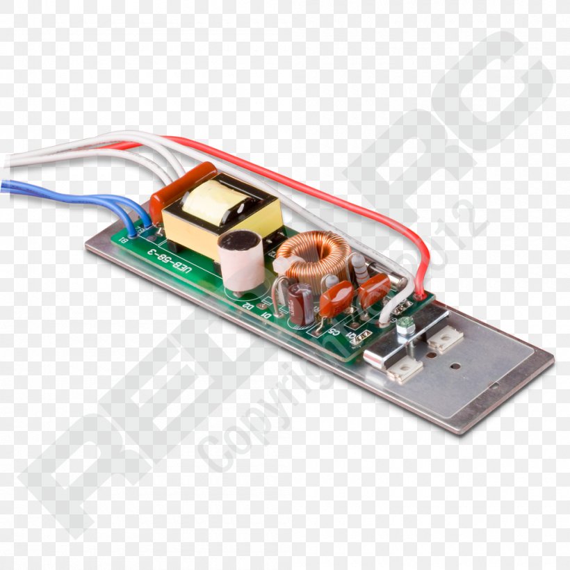Power Converters Light Electronics Fluorescent Lamp Power Inverters, PNG, 1000x1000px, Power Converters, Circuit Diagram, Compact Fluorescent Lamp, Computer Component, Electrical Ballast Download Free