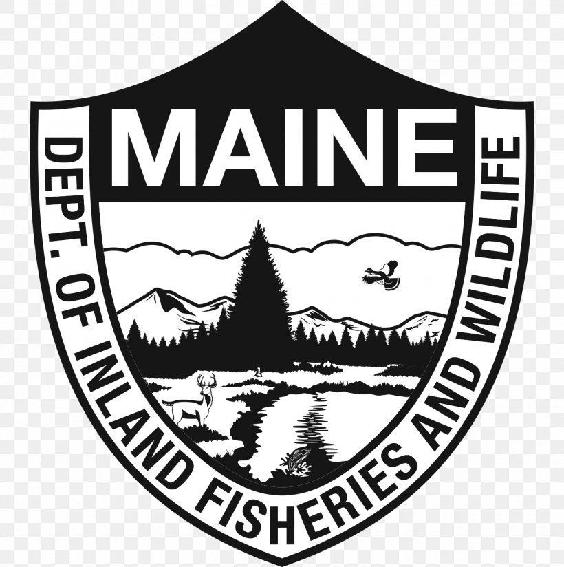 Maine Department Of Inland Fisheries And Wildlife Logo Disc Jockey Inner London Violence, PNG, 1425x1433px, Logo, Area, Bangor, Bangor Daily News, Black Download Free