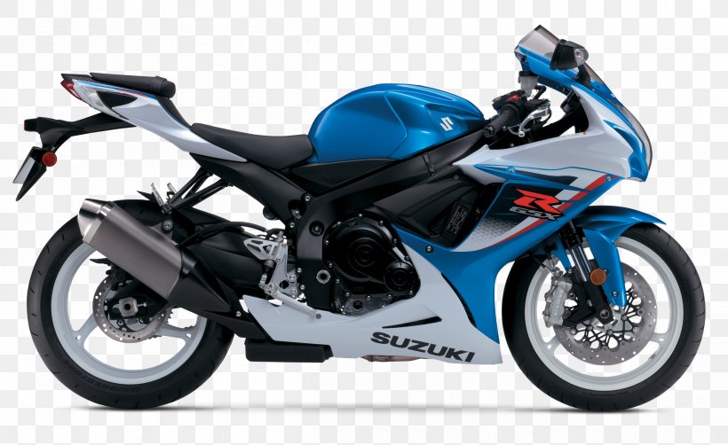 Suzuki GSX-R600 Motorcycle Suzuki GSX-R Series Sport Bike, PNG, 2407x1476px, Suzuki, Automotive Exterior, Automotive Lighting, Car, Cruiser Download Free