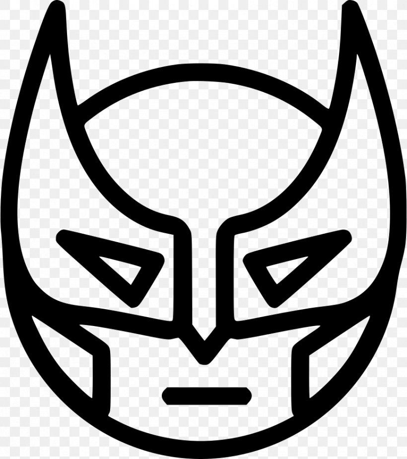 Wolverine Superhero Emoticon, PNG, 868x980px, Wolverine, Adamantium, Black And White, Comics, Emoji Download Free