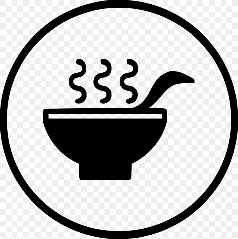 Clip Art Chicken Soup Bowl Tea, PNG, 980x984px, Chicken Soup, Area, Black And White, Bowl, Cooking Download Free