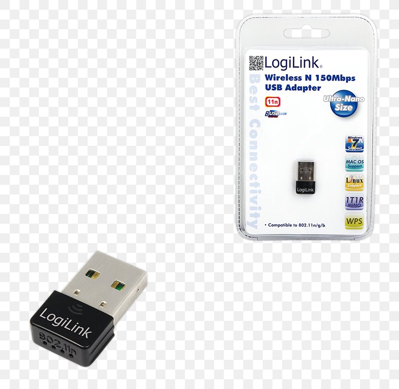 Wireless USB IEEE 802.11n-2009 Wireless Network Interface Controller Adapter Wireless LAN, PNG, 800x800px, Wireless Usb, Adapter, Cable, Data Storage Device, Data Transfer Rate Download Free