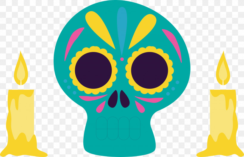 Day Of The Dead Día De Muertos Mexico, PNG, 3000x1939px, Day Of The Dead, Backpack, Bag, Cartoon, D%c3%ada De Muertos Download Free