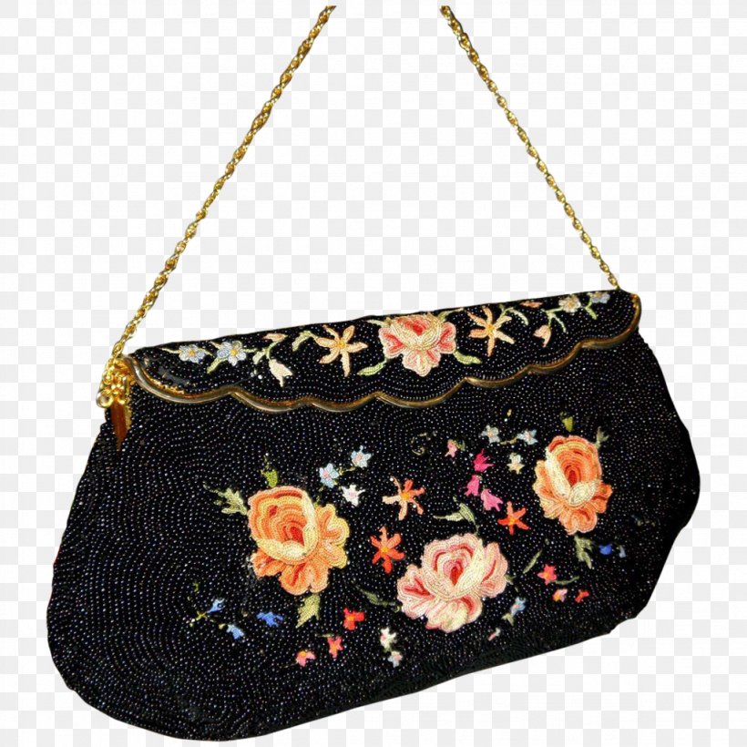 Hobo Bag Handbag Beadwork Vintage Clothing, PNG, 1023x1023px, Hobo Bag, Antique, Bag, Beadwork, Black Download Free