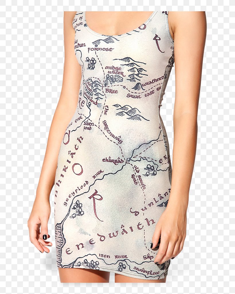 The Lord Of The Rings Cocktail Dress A Map Of Middle-earth Clothing, PNG, 683x1024px, Lord Of The Rings, Clothing, Cocktail Dress, Costume, Day Dress Download Free