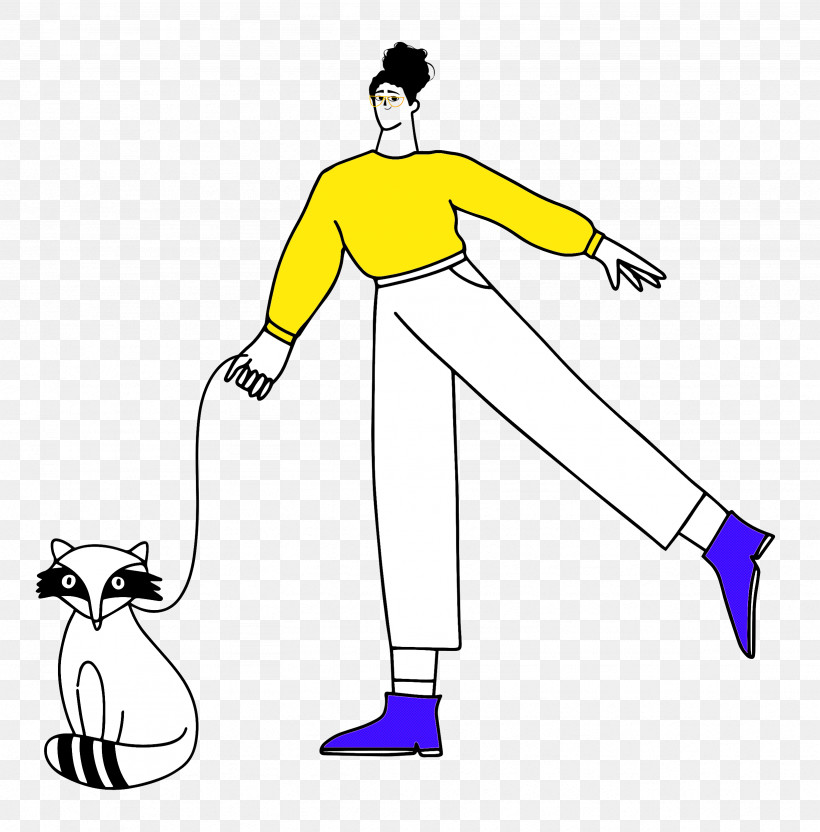 Walking The Racoon, PNG, 2461x2500px, Drawing, Acrylic Paint, Cartoon, Line, Line Art Download Free