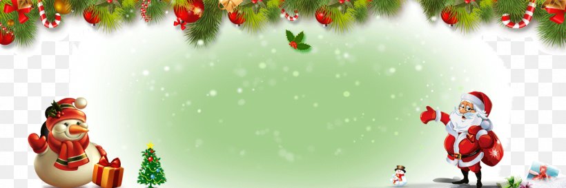 Santa Claus Christmas Tree Christmas Ornament Poster, PNG, 1500x500px, Santa Claus, Banner, Christmas, Christmas Decoration, Christmas Ornament Download Free