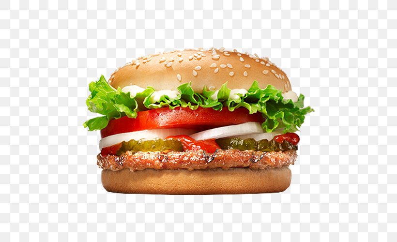 Whopper Hamburger Burger King Grilled Chicken Sandwiches Burger King Specialty Sandwiches Cheeseburger, PNG, 500x500px, Whopper, American Food, Blt, Breakfast Sandwich, Buffalo Burger Download Free