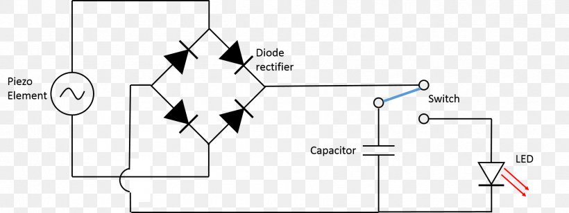 Wiring Diagram Piezoelectricity Circuit Diagram Electrical Wires & Cable, PNG, 1799x676px, Diagram, Alternating Current, Area, Block Diagram, Capacitor Download Free