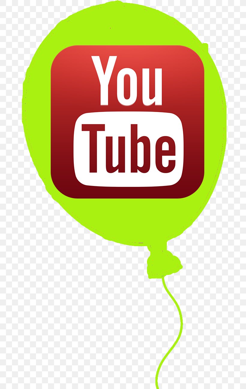 YouTube Logo, PNG, 690x1299px, Youtube, Area, Balloon, Brand, Green Download Free