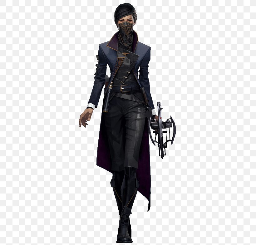 Dishonored 2 Emily Kaldwin Video Games, PNG, 326x785px, Dishonored, Character, Clothing, Coat, Corvo Attano Download Free
