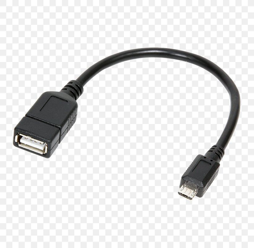 USB On-The-Go Micro-USB Electrical Cable Adapter, PNG, 800x800px, Usb Onthego, Adapter, Android, Cable, Card Reader Download Free