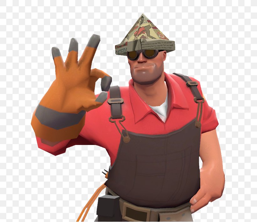 Paper Headgear Hat Team Fortress 2 Cap, PNG, 654x709px, Paper, Arm, Cap, Engineer, Finger Download Free