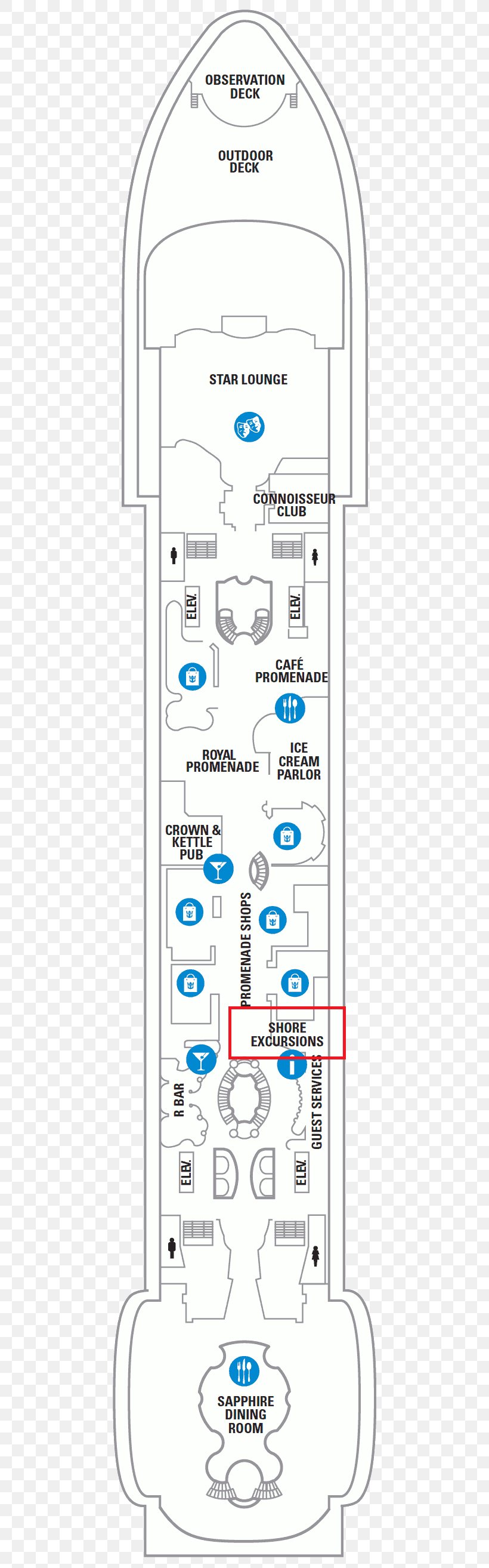 Cruise Ship MS Explorer Of The Seas MS Mariner Of The Seas Royal Caribbean International, PNG, 469x2627px, Cruise Ship, Deck, Diagram, Ms Adventure Of The Seas, Ms Explorer Of The Seas Download Free