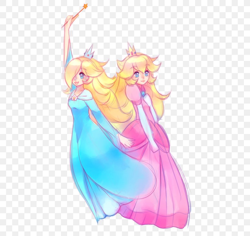 Rosalina Princess Peach Super Smash Bros. For Nintendo 3DS And Wii U Super Mario Bros., PNG, 600x775px, Watercolor, Cartoon, Flower, Frame, Heart Download Free