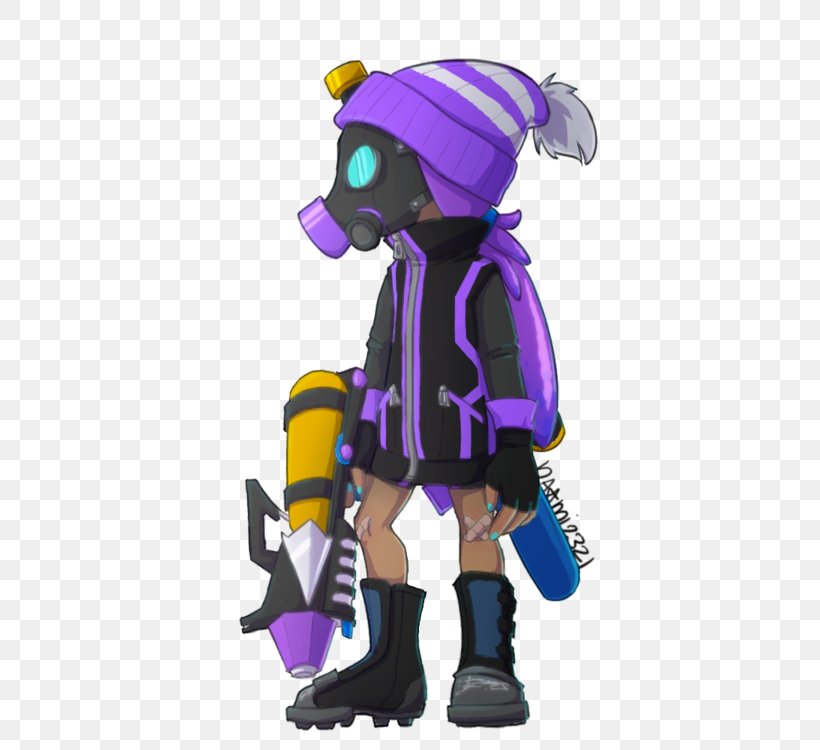 Splatoon 2 Fan Art Gas Mask, PNG, 600x750px, Splatoon, Action Figure, Art, Cartoon, Deviantart Download Free