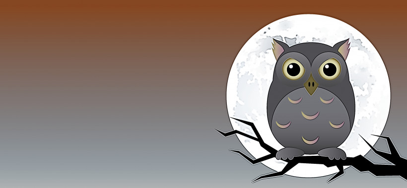 Happy Halloween, PNG, 2999x1391px, Happy Halloween, Beak, Bird Of Prey, Birds, Cartoon Download Free