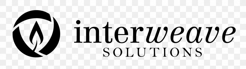 Logo Interweave Solutions Business Organization Company, PNG, 2577x728px, Logo, Area, Black, Black And White, Brand Download Free