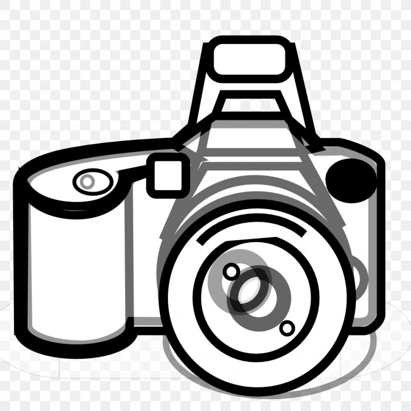 Camera Black And White Photography Clip Art, PNG, 969x969px, Camera, Area, Art, Black And White, Digital Camera Download Free
