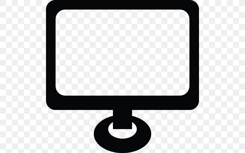Computer Monitors Projection Screens Clip Art, PNG, 512x512px, Computer Monitors, Apple Icon Image Format, Area, Black And White, Computer Download Free