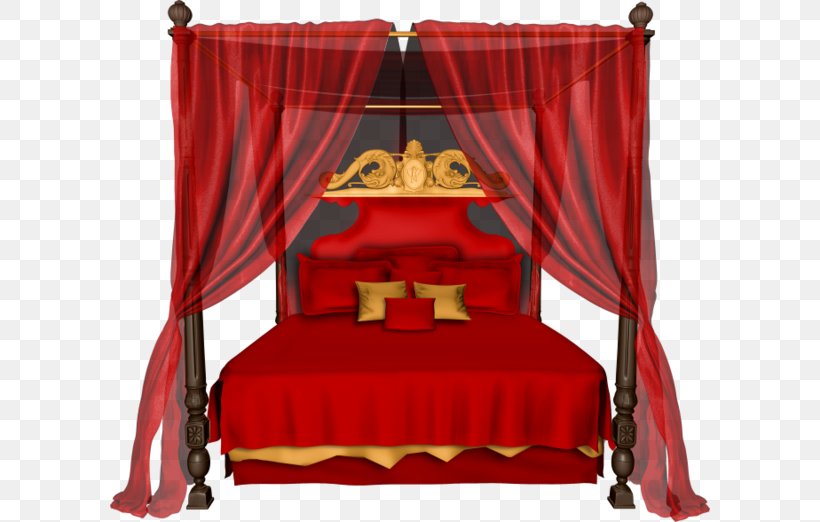 Curtain Bed Image Red, PNG, 600x522px, Curtain, Bed, Bedding, Chair, Color Download Free