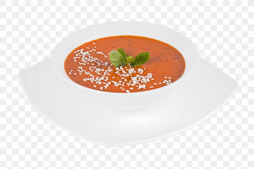 Tomato Soup Gazpacho Bisque Plate Garnish, PNG, 4071x2714px, Tomato Soup, Bisque, Dish, Dishware, Food Download Free