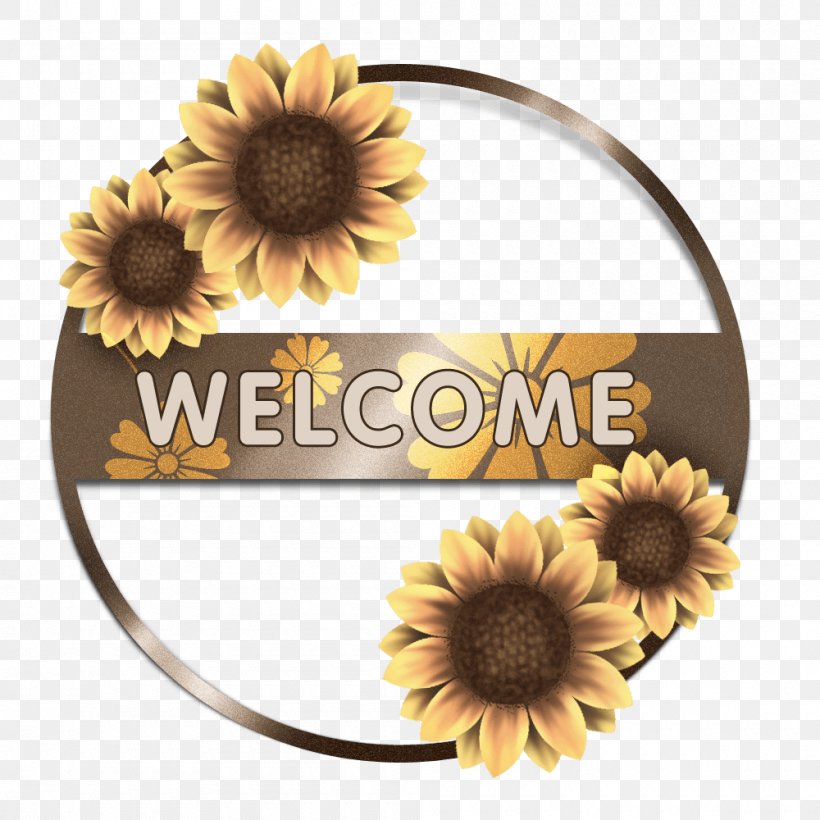 welcome animation with flowers