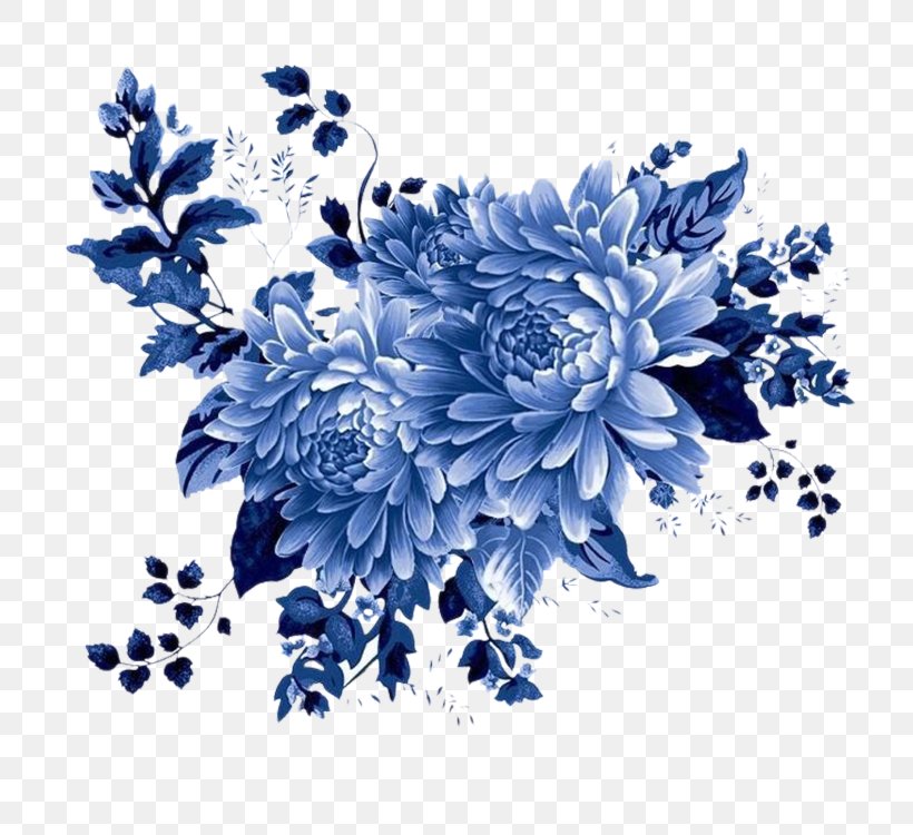 Blue And White Pottery Motif Clip Art, PNG, 750x750px, Blue And White Pottery, Art, Blue, Ceramic, Chrysanths Download Free