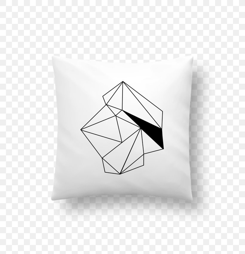 Cushion White Geometry Triangle, PNG, 690x850px, Cushion, Black And White, Geometry, Pillow, Rectangle Download Free