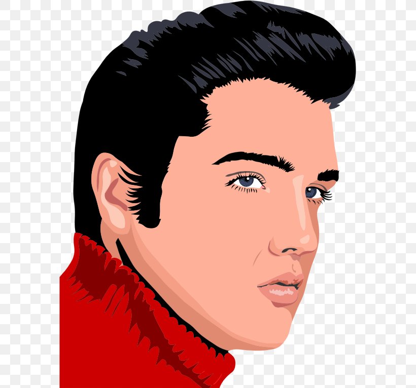 Elvis Presley Cartoon Drawing, PNG, 585x766px, Elvis Presley, Art, Black Hair, Caricature, Cartoon Download Free